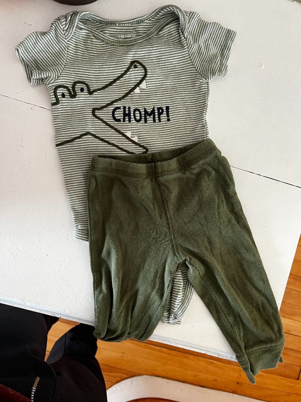 onsie and pants